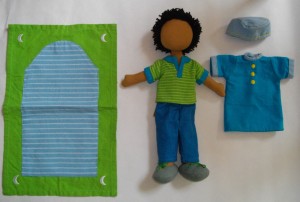 fair trade  muslim doll