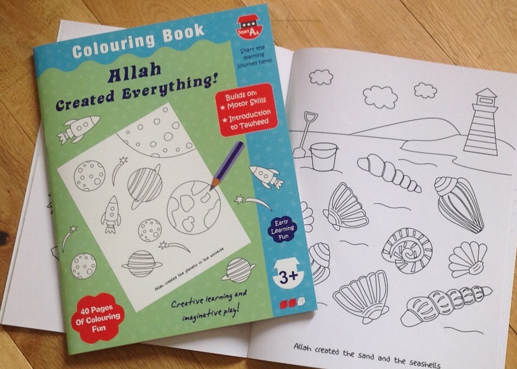 Allah Created Everything colouring book